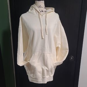 Men's Cream Hoodie Sweater